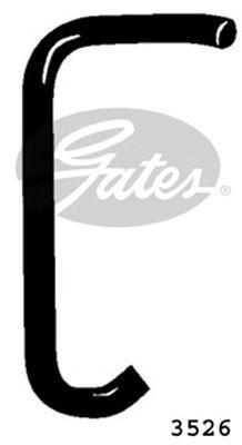 Durite de radiateur (Durite de refroidissement) GATES ref. 3526