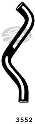 Durite de radiateur (Durite de refroidissement) GATES 3552
