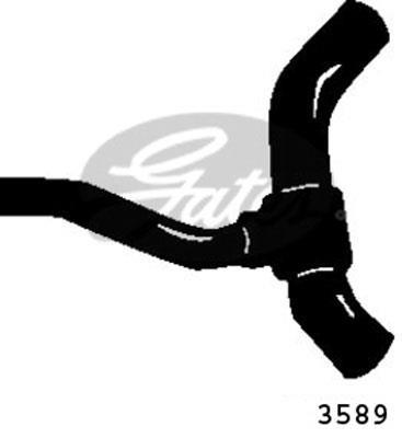 Durite de radiateur (Durite de refroidissement) GATES 3589
