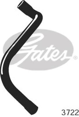 Durite de radiateur (Durite de refroidissement) GATES 3722