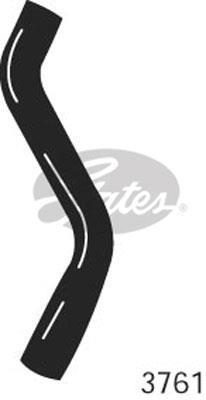 Durite de radiateur (Durite de refroidissement) GATES 3761