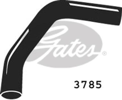 Durite de radiateur (Durite de refroidissement) GATES ref. 3785