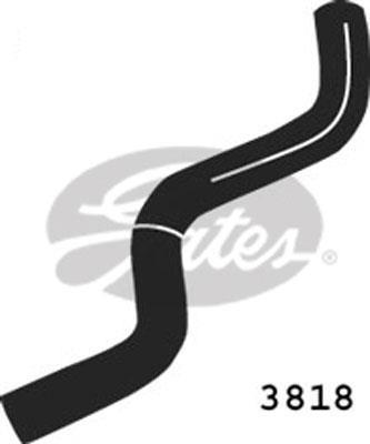Durite de radiateur (Durite de refroidissement) GATES 3818