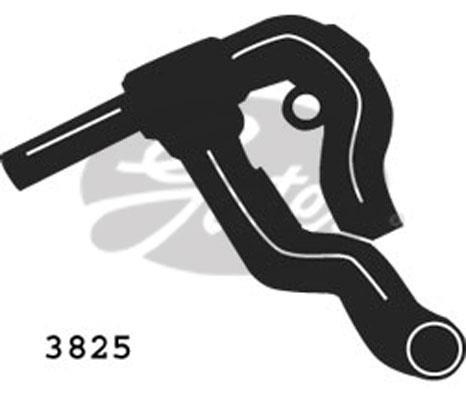 Durite de radiateur (Durite de refroidissement) GATES ref. 3825