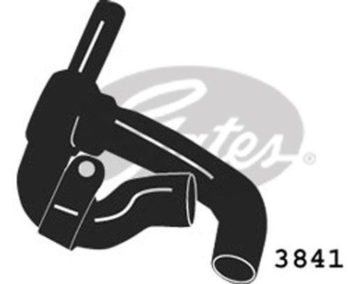Durite de radiateur (Durite de refroidissement) GATES ref. 3841