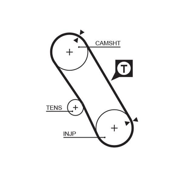 Correia de distribuição GATES ref. 5061XS
