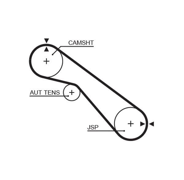 Courroie De Distribution GATES 5405XS Au Meilleur Prix