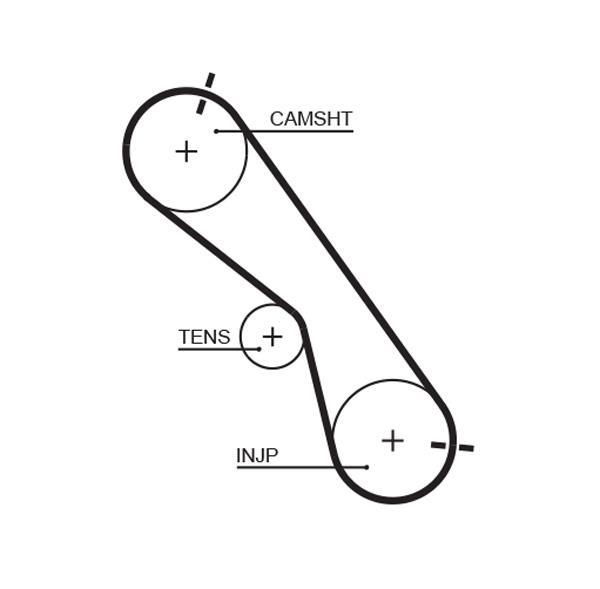 Kit de distribuição GATES ref. K015560XS