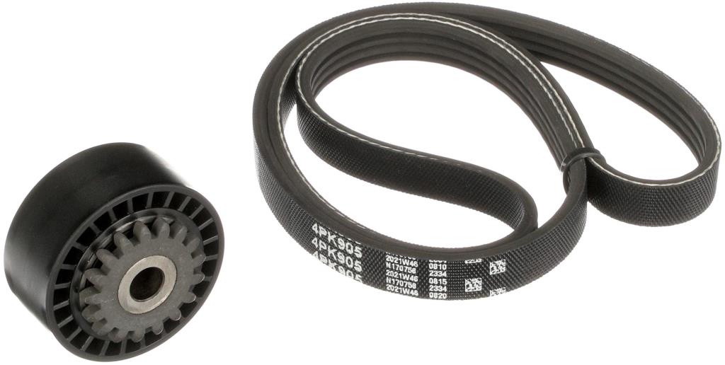 Kit de courroie d'accessoire (Courroie d’alternateur) GATES K014PK905
