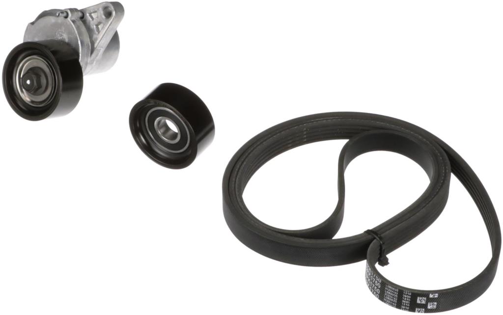 Kit de courroie d'accessoire (Courroie d’alternateur) GATES K015PK1750