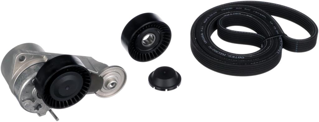 Kit de correias trapezoidais estriadas GATES ref. K016DPK1838