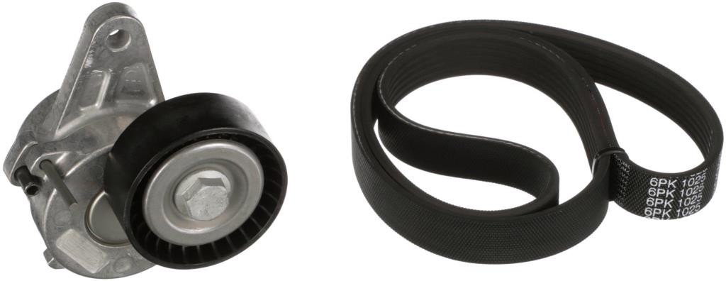 Kit de courroie d'accessoire (Courroie d’alternateur) GATES K016PK1025