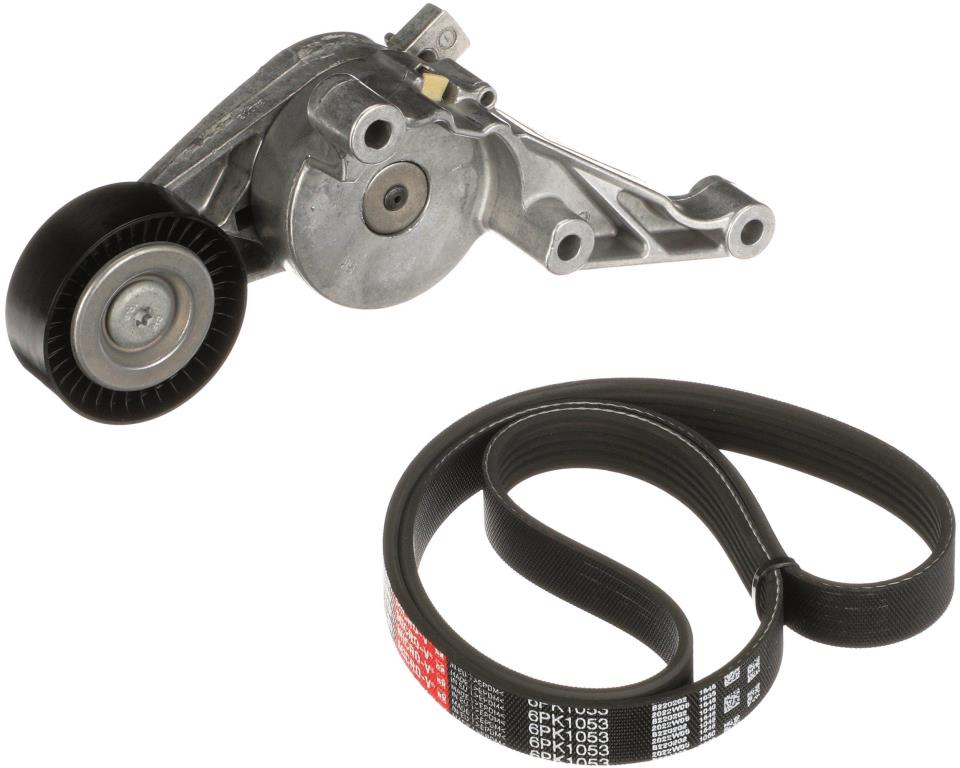 Kit de courroie d'accessoire (Courroie d’alternateur) GATES ref. K016PK1053