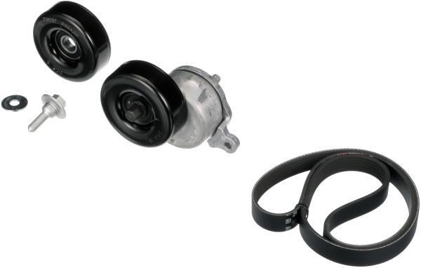 Kit de courroie d'accessoire (Courroie d’alternateur) GATES ref. K016PK2110XS