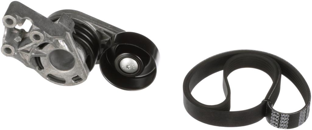 Kit de courroie d'accessoire (Courroie d’alternateur) GATES ref. K016PK995