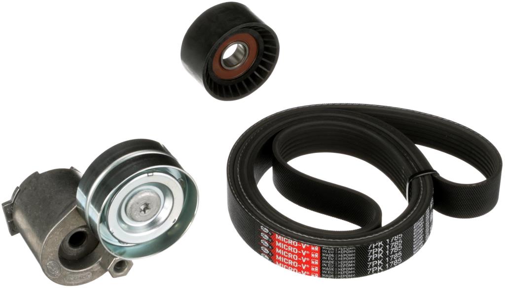 Kit de courroie d'accessoire (Courroie d’alternateur) GATES ref. K017PK1785