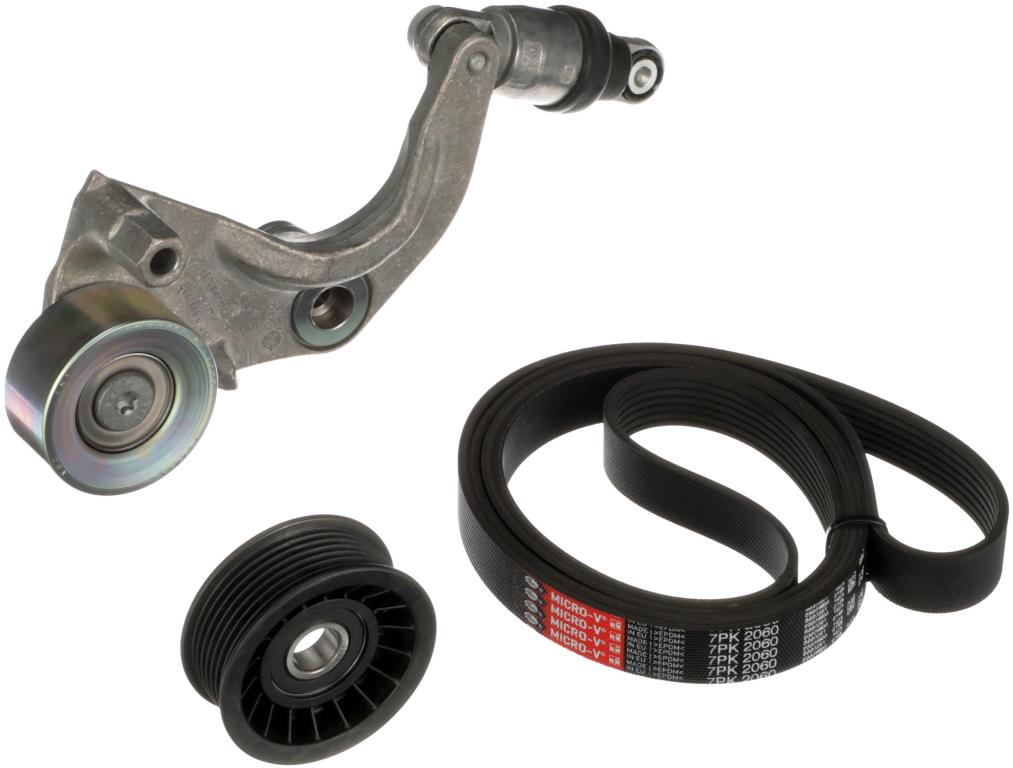 Kit de courroie d'accessoire (Courroie d’alternateur) GATES ref. K017PK2060