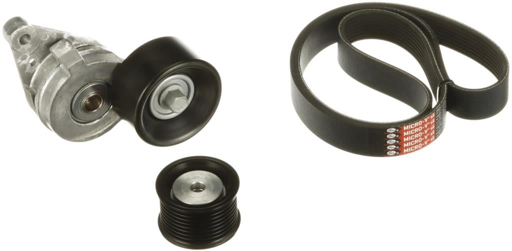 Kit de courroie d'accessoire (Courroie d’alternateur) GATES K018PK2410