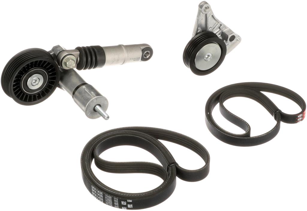 Kit de courroie d'accessoire (Courroie d’alternateur) GATES ref. K025PK1435