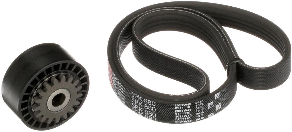 Kit de courroie d'accessoire (Courroie d’alternateur) GATES K025PK880