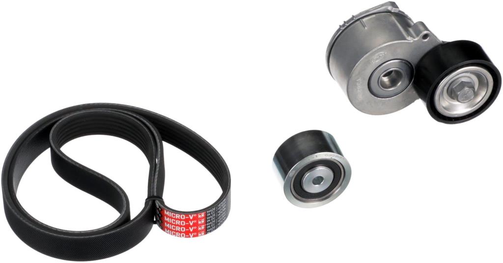 Kit de courroie d'accessoire (Courroie d’alternateur) GATES ref. K026PK1153