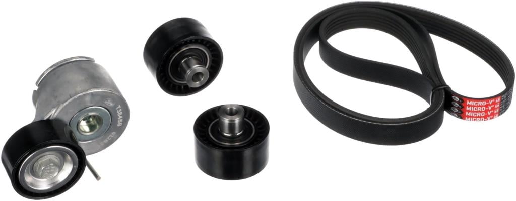 Kit Cinghie GATES Micro-V K016PK1935 - Compatibile Con La Maggior Parte Dei 260156