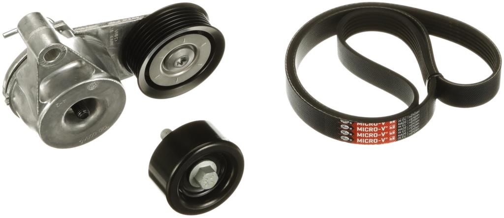 Kit de courroie d'accessoire (Courroie d’alternateur) GATES K026PK1780