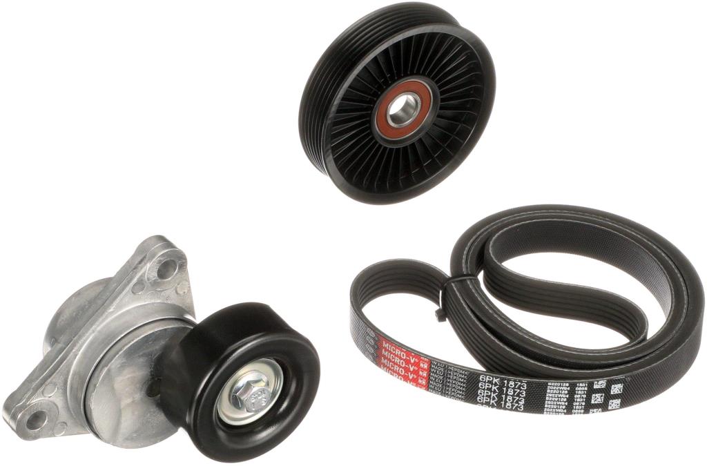 Kit de courroie d'accessoire (Courroie d’alternateur) GATES K026PK1873