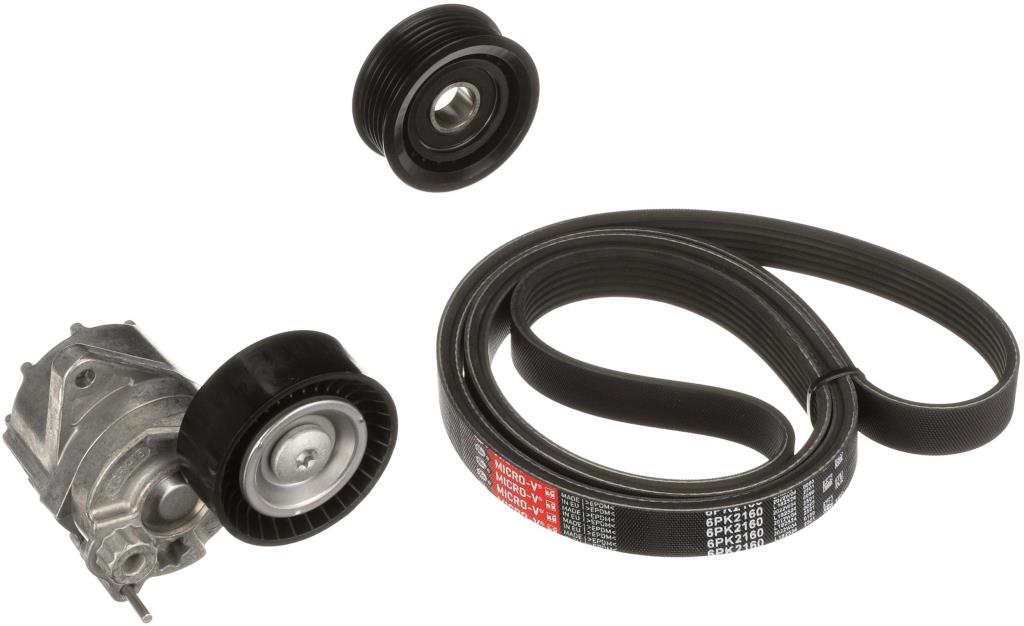 Kit de courroie d'accessoire (Courroie d’alternateur) GATES K026PK2160