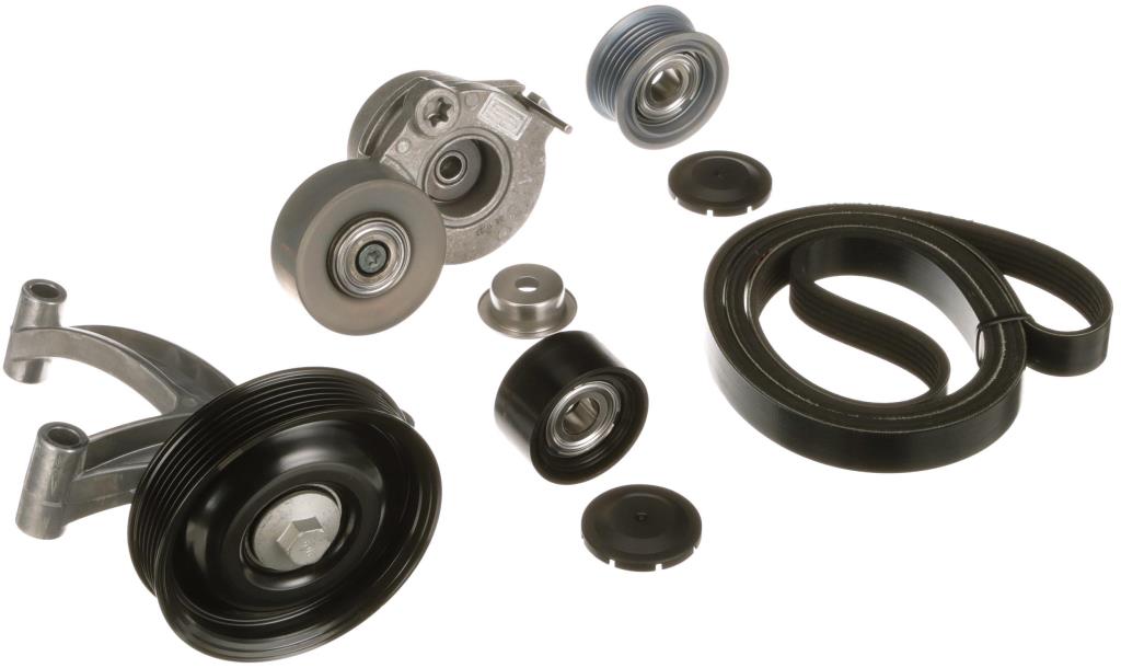 Kit de courroie d'accessoire (Courroie d’alternateur) GATES ref. K026PK2573