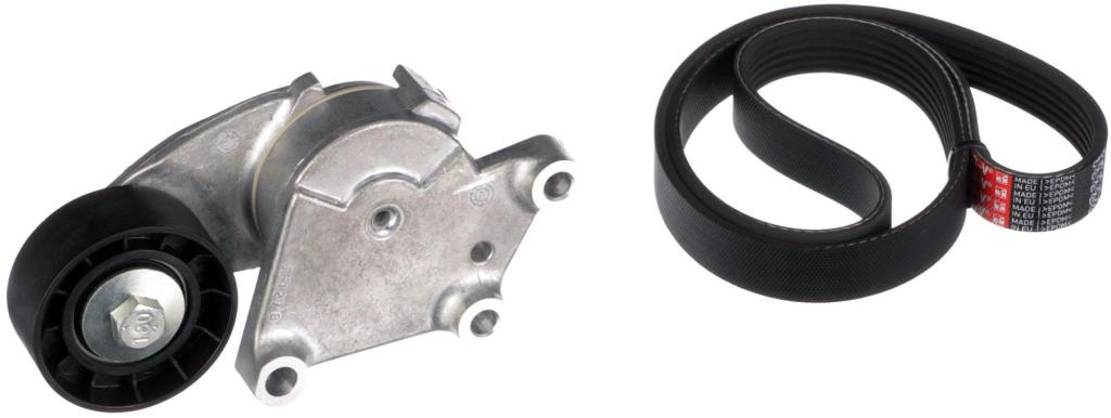 Kit de courroie d'accessoire (Courroie d’alternateur) GATES K026PK975