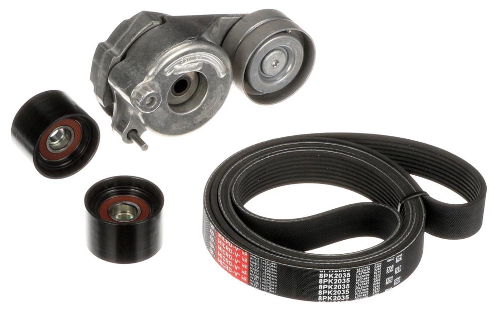 Kit de courroie d'accessoire (Courroie d’alternateur) GATES K028PK2035