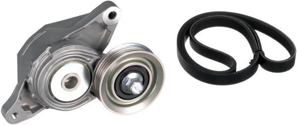 Kit de courroie d'accessoire (Courroie d’alternateur) GATES K034PK1165