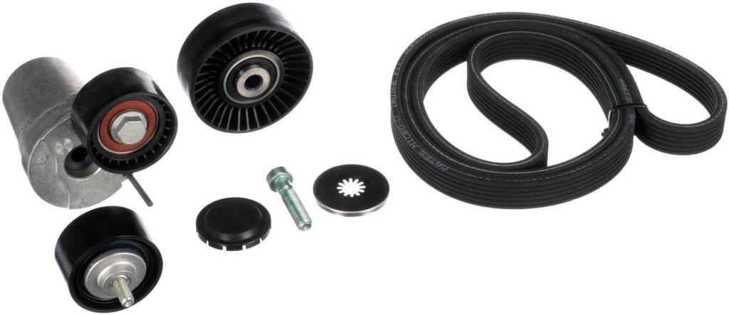 Kit de correias trapezoidais estriadas GATES ref. K036DPK1698