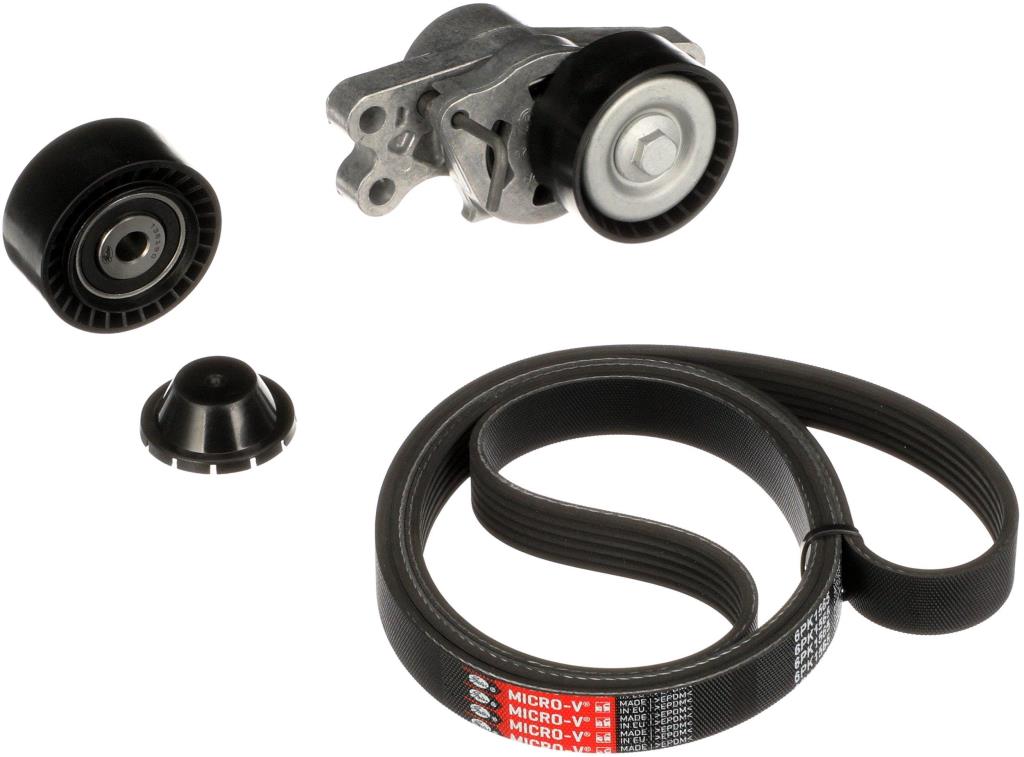 Kit de courroie d'accessoire (Courroie d’alternateur) GATES K036PK1565