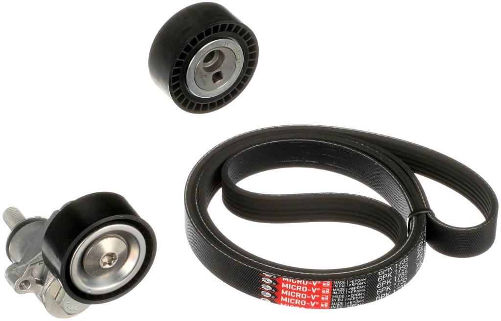 Kit de courroie d'accessoire (Courroie d’alternateur) GATES K036PK1735