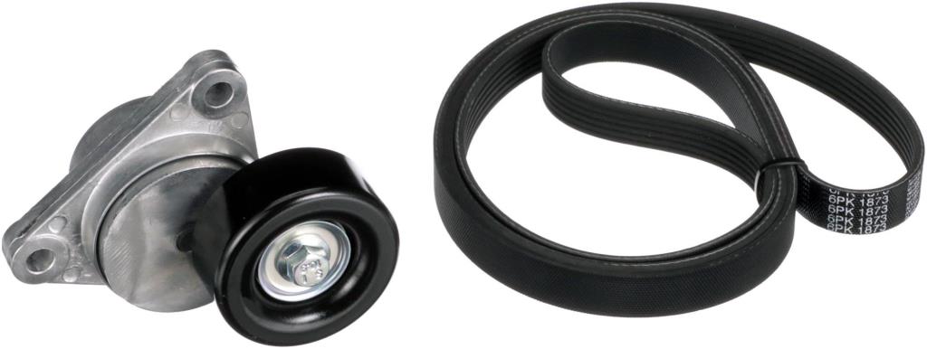 Kit de courroie d'accessoire (Courroie d’alternateur) GATES K036PK1873