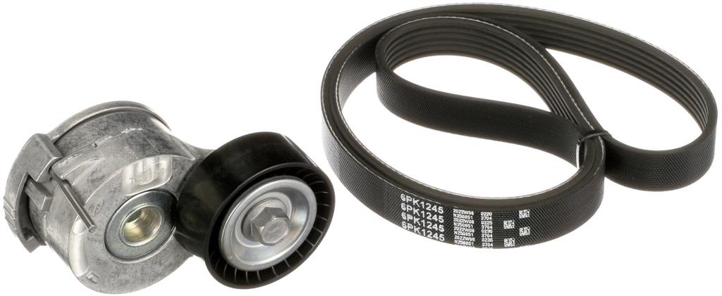 Kit de courroie d'accessoire (Courroie d’alternateur) GATES ref. K046PK1245
