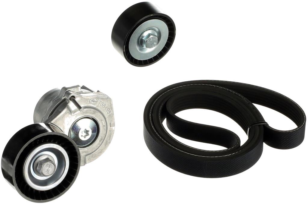 Kit de courroie d'accessoire (Courroie d’alternateur) GATES ref. K046PK1718