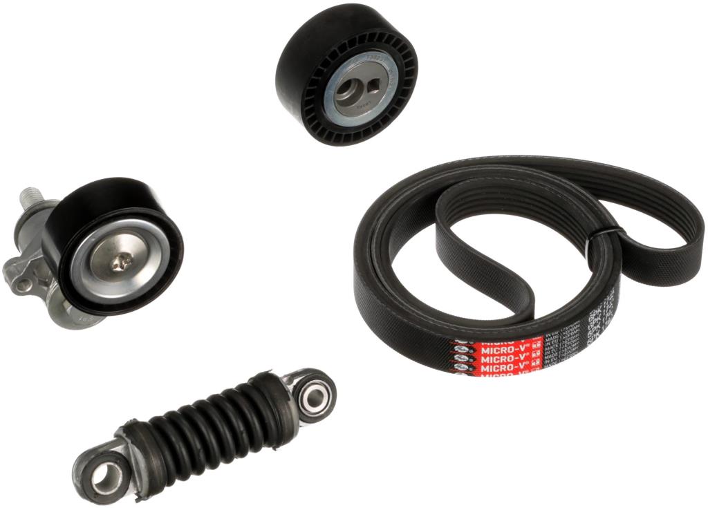 Kit de courroie d'accessoire (Courroie d’alternateur) GATES ref. K046PK1740