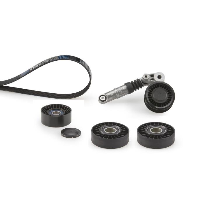 Kit de courroie d'accessoire (Courroie d’alternateur) GATES ref. K046PK2580XS