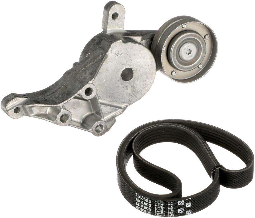 Kit de courroie d'accessoire (Courroie d’alternateur) GATES K046PK905