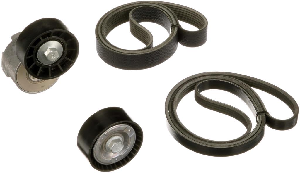 Kit de courroie d'accessoire (Courroie d’alternateur) GATES K047PK1078