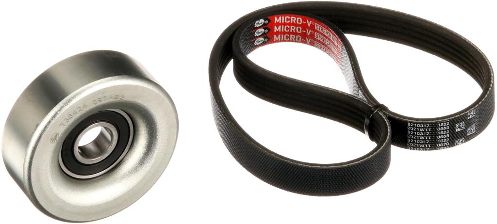 Kit de courroie d'accessoire (Courroie d’alternateur) GATES K085PK1140