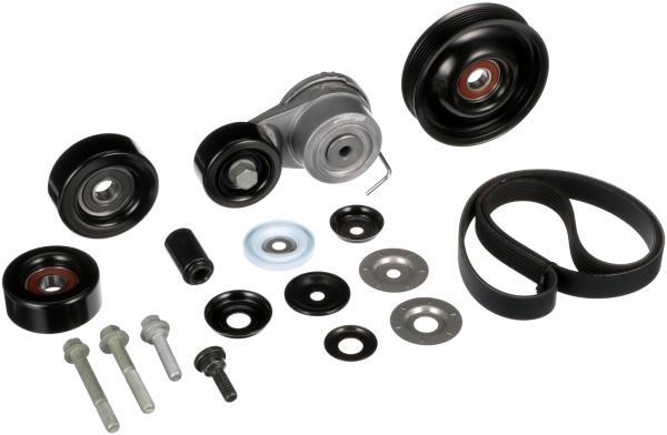 Kit de courroie d'accessoire (Courroie d’alternateur) GATES ref. K086PK2500