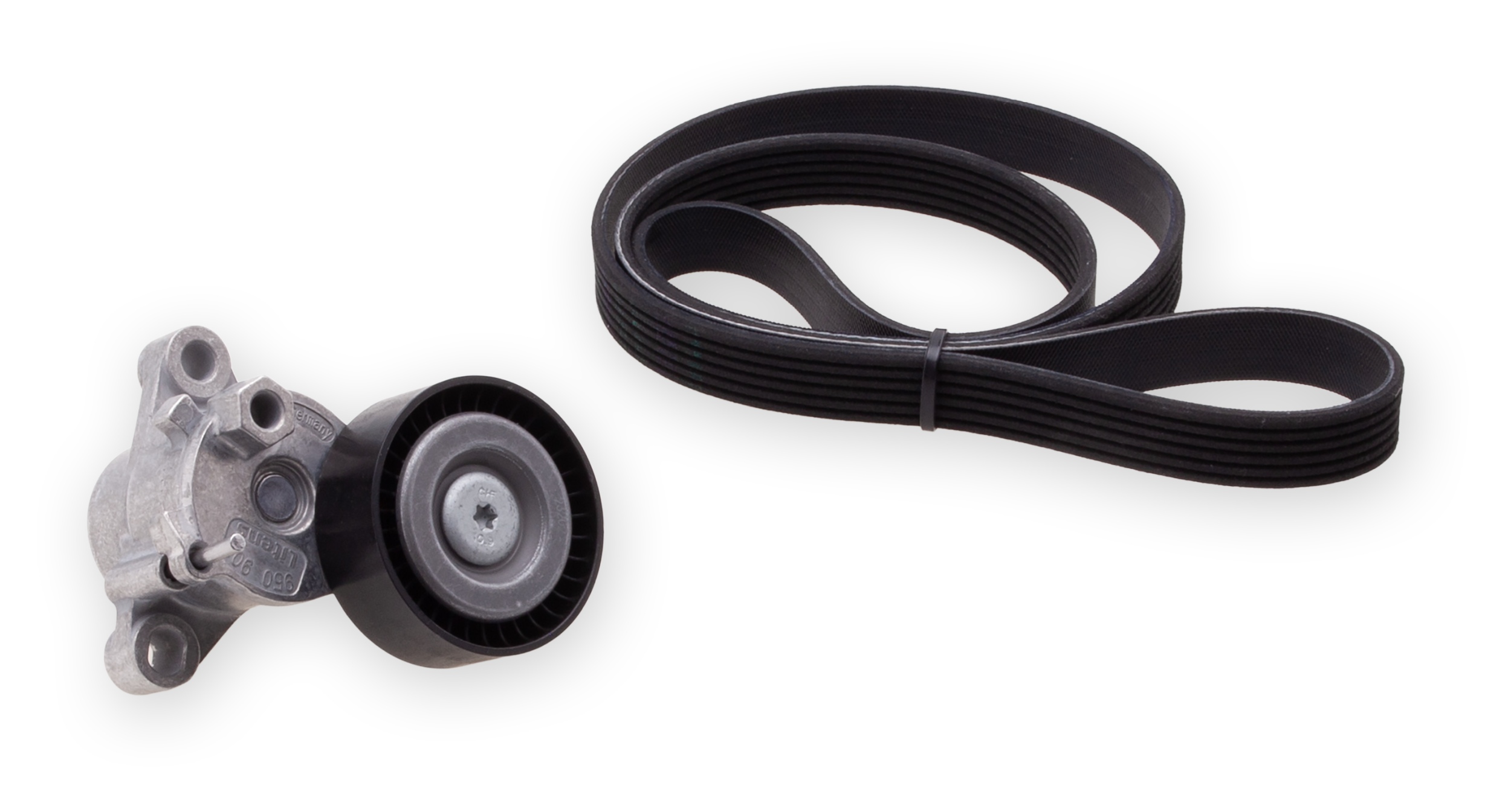 Kit de courroie d'accessoire (Courroie d’alternateur) GATES K096PK1250