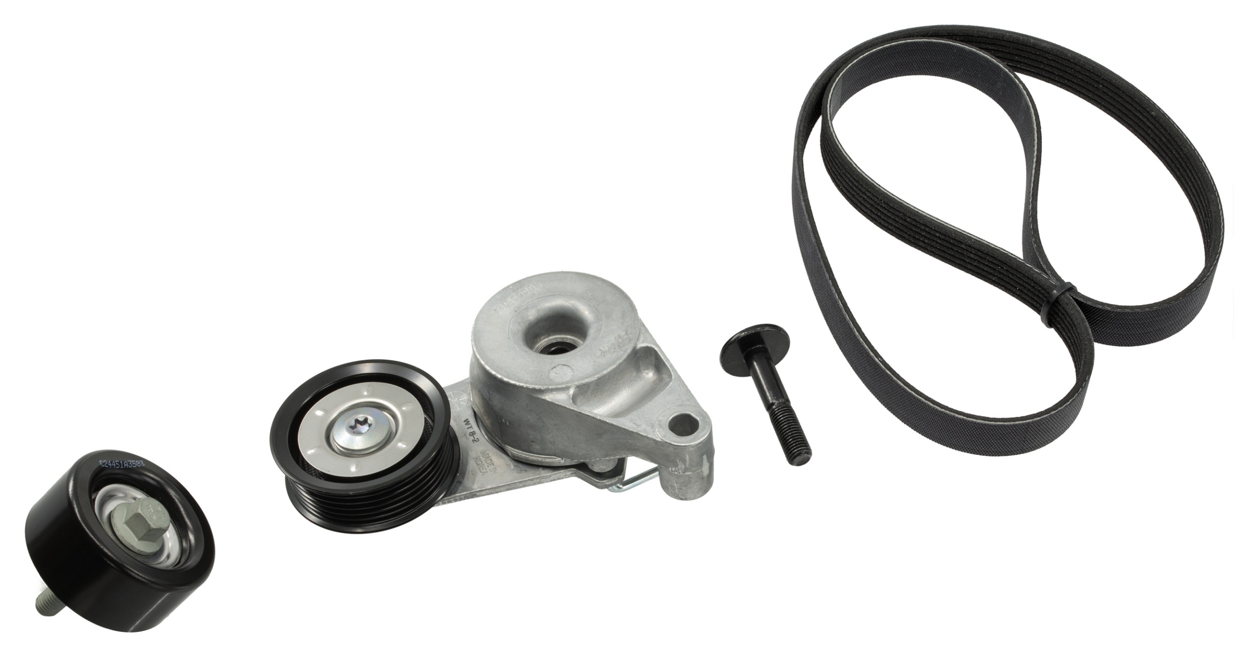 Kit de courroie d'accessoire (Courroie d’alternateur) GATES K096PK1778