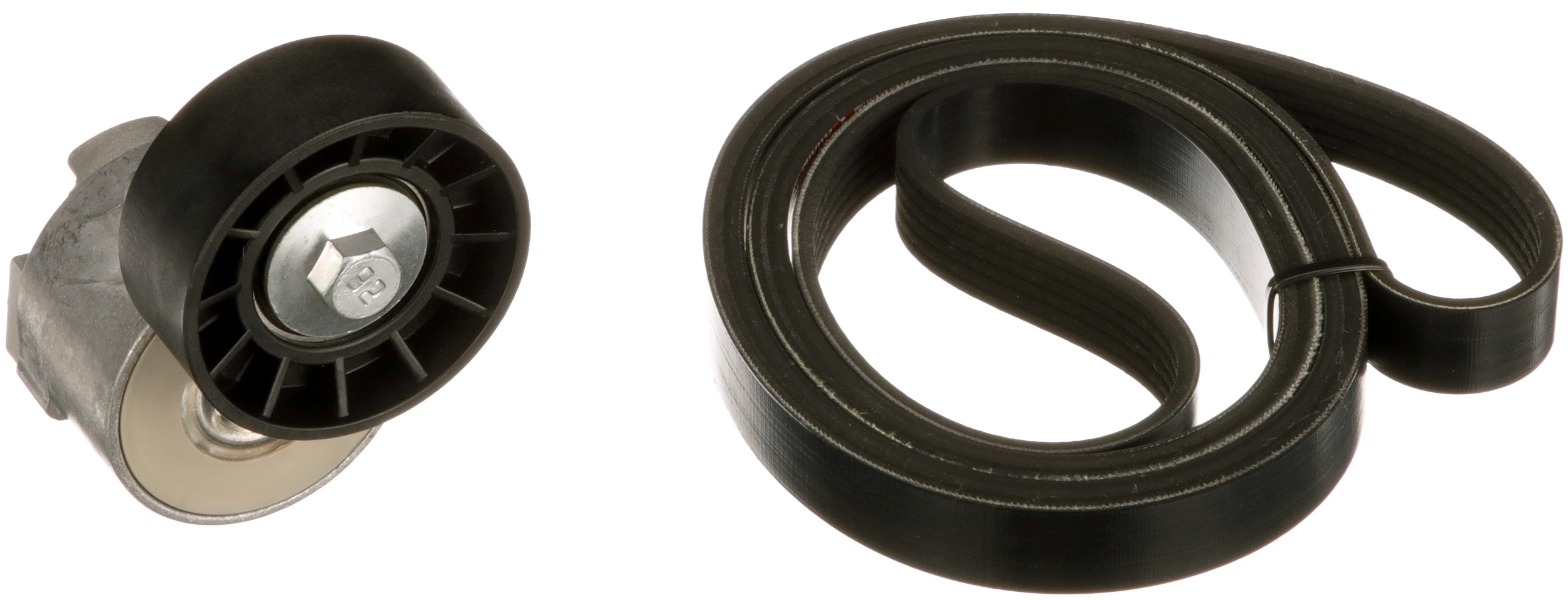 Kit de courroie d'accessoire (Courroie d’alternateur) GATES K136PK1070