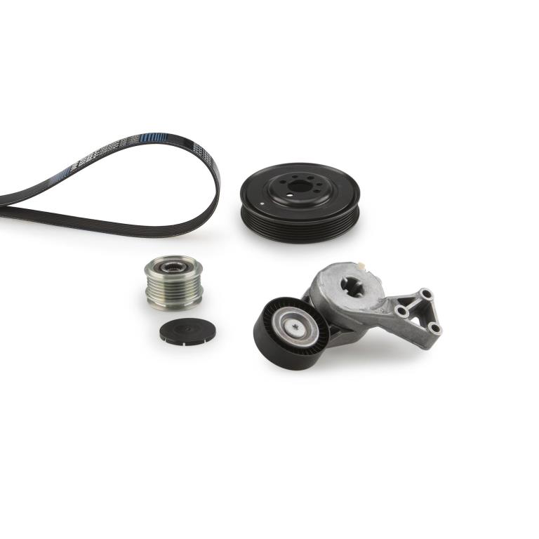 Kit de courroie d'accessoire (Courroie d’alternateur) GATES ref. K156PK1123