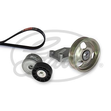 Kit de courroie d'accessoire (Courroie d’alternateur) GATES ref. K156PK1218